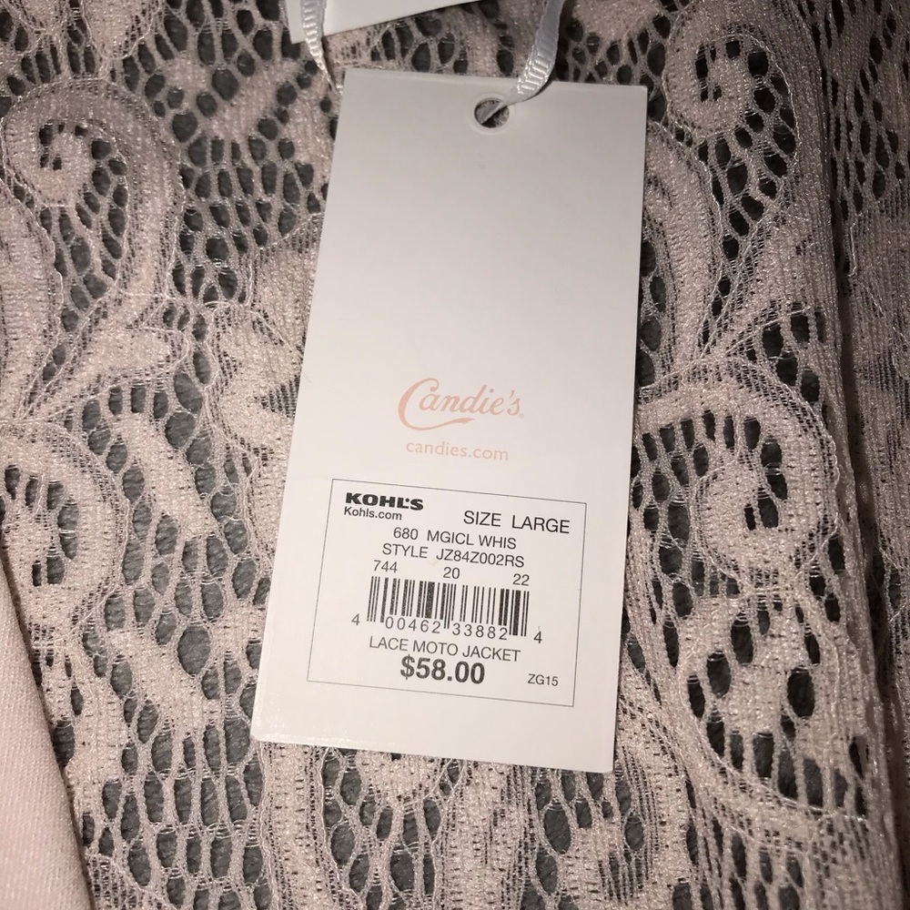 Light Pink Lace Moro Jacket